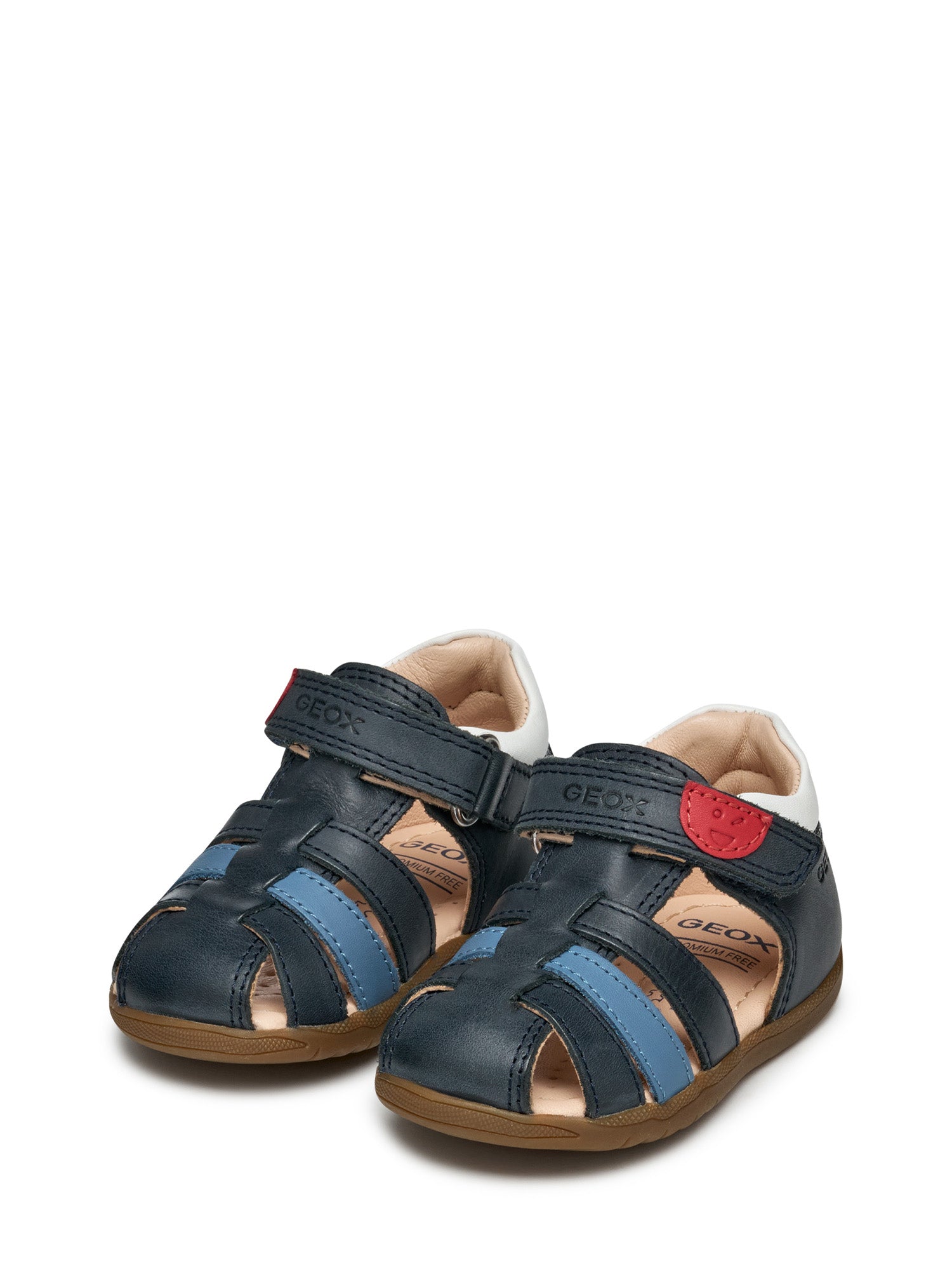 Sandali con strappi Blu Geox