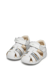 Sandali con strappi Bianco Geox