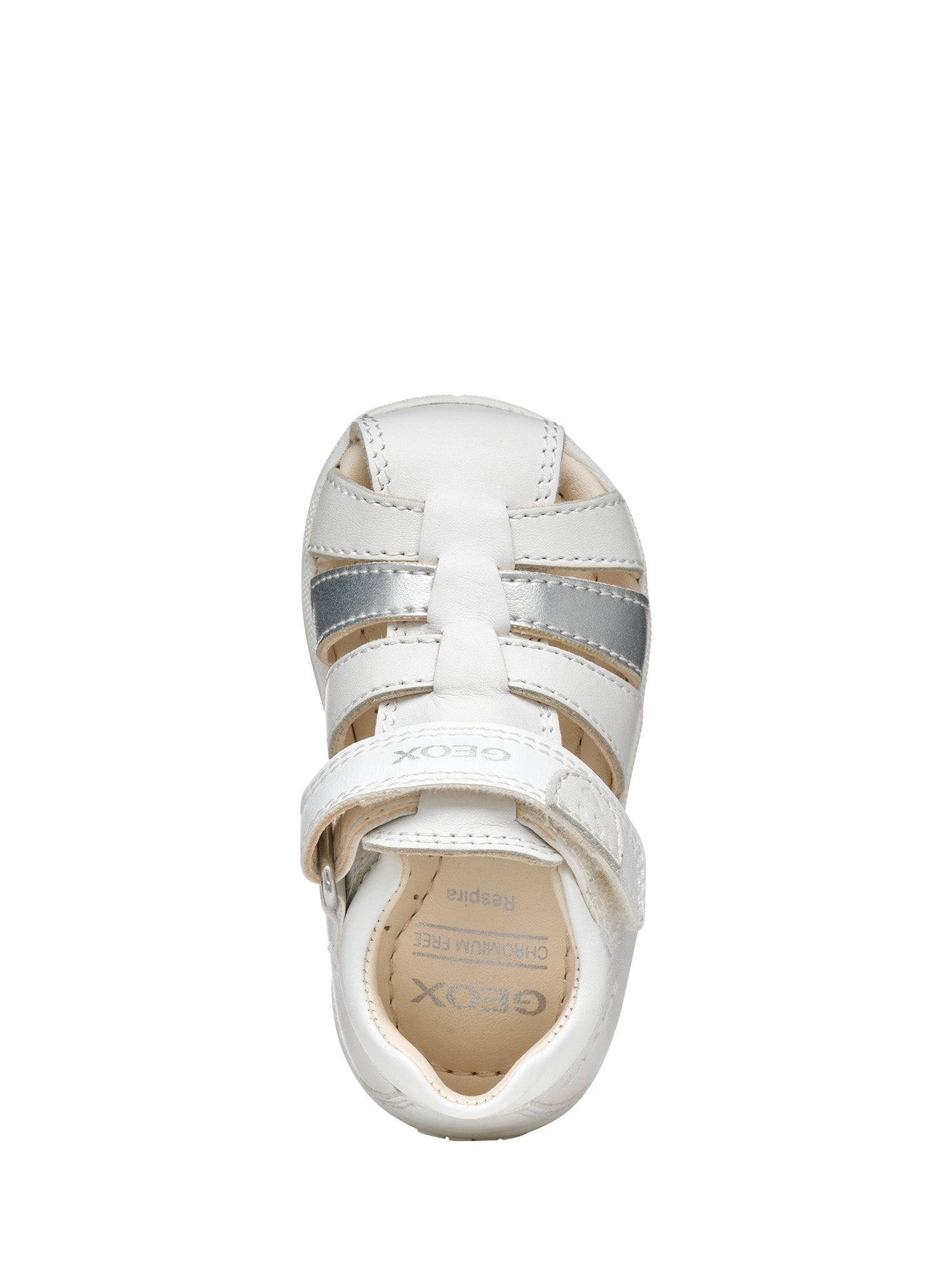 Sandali con strappi Bianco Geox