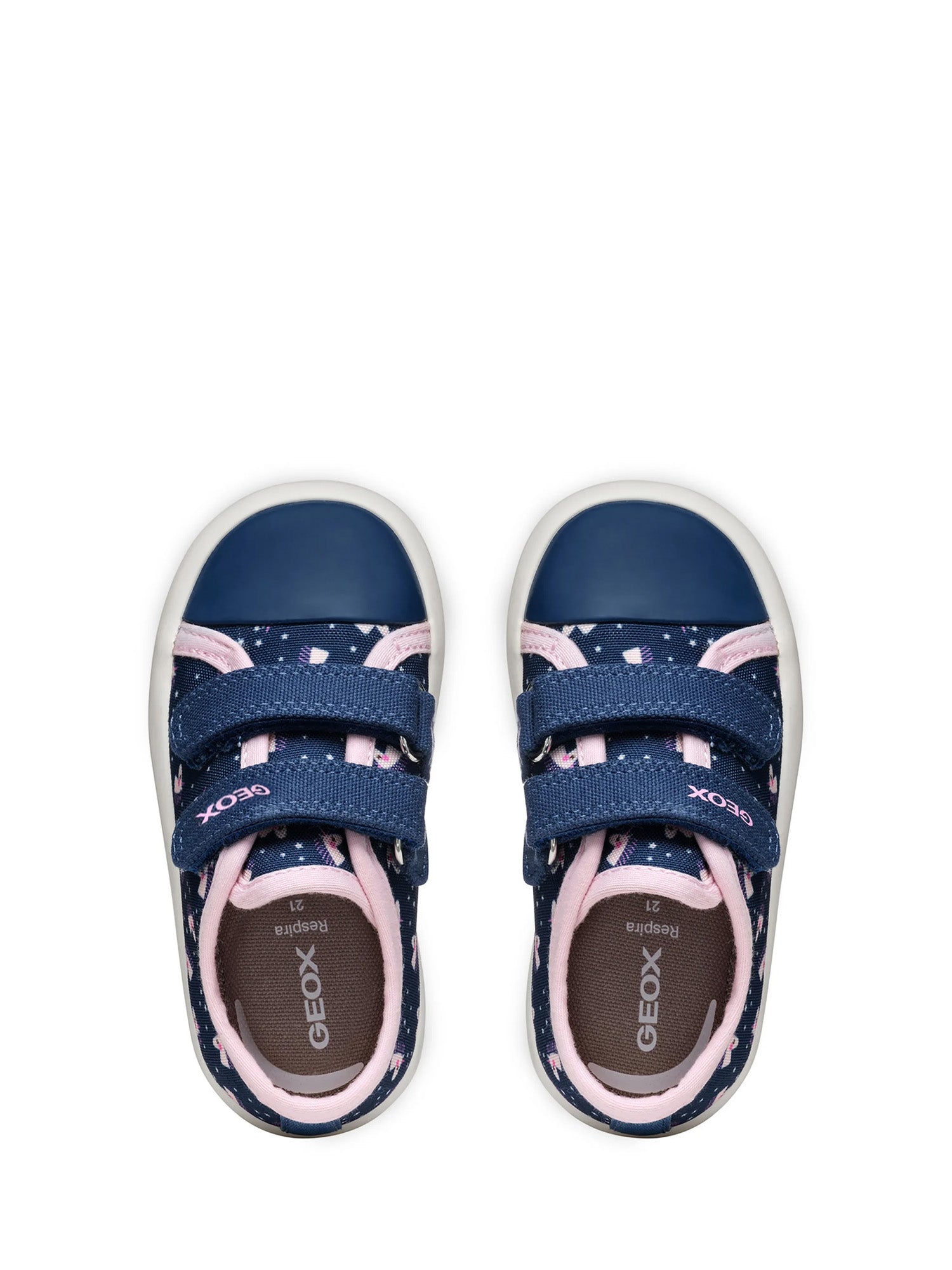 Scarpe con strappi Blu Rosa Geox