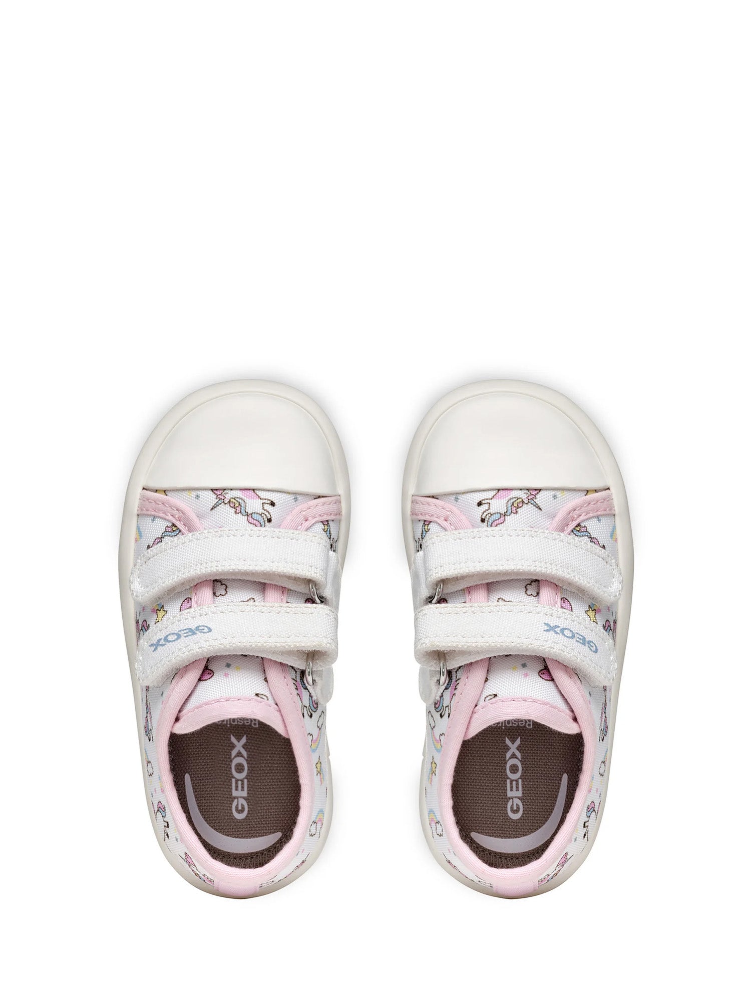 Scarpe con strappi Bianco Rosa Geox