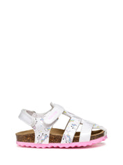 Sandali con strappi Bianco Geox