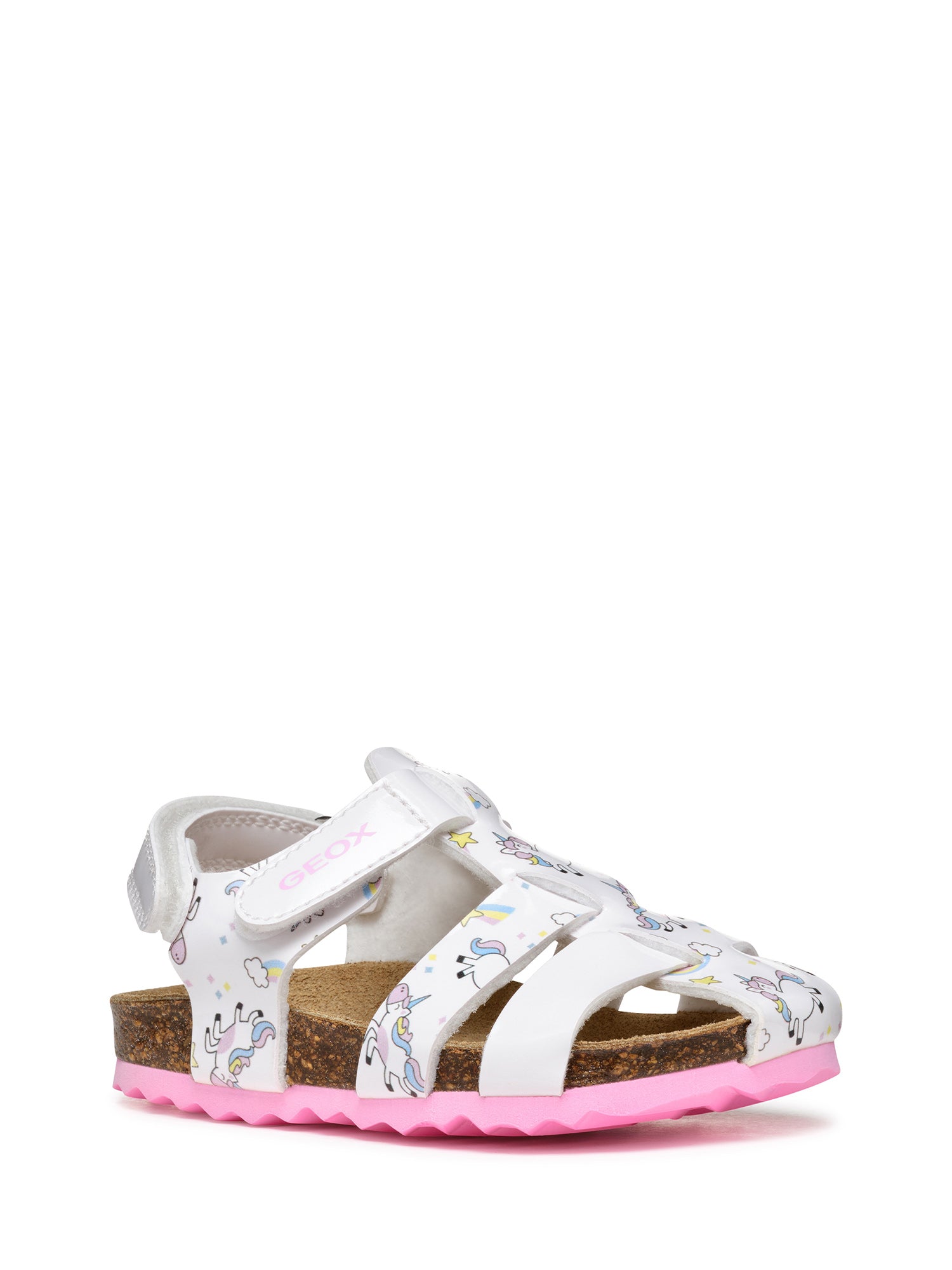 Sandali con strappi Bianco Geox