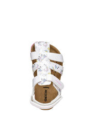 Sandali con strappi Bianco Geox