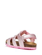 Sandali con strappi Rosa Geox