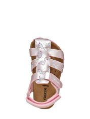 Sandali con strappi Rosa Geox