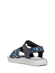 Sandali con strappi Blu Scuro Geox