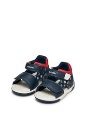 Sandali con strappi Blu Geox