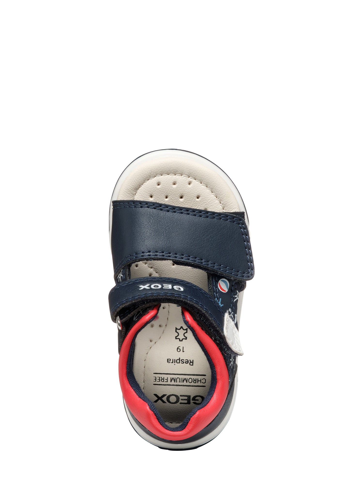 Sandali con strappi Blu Geox