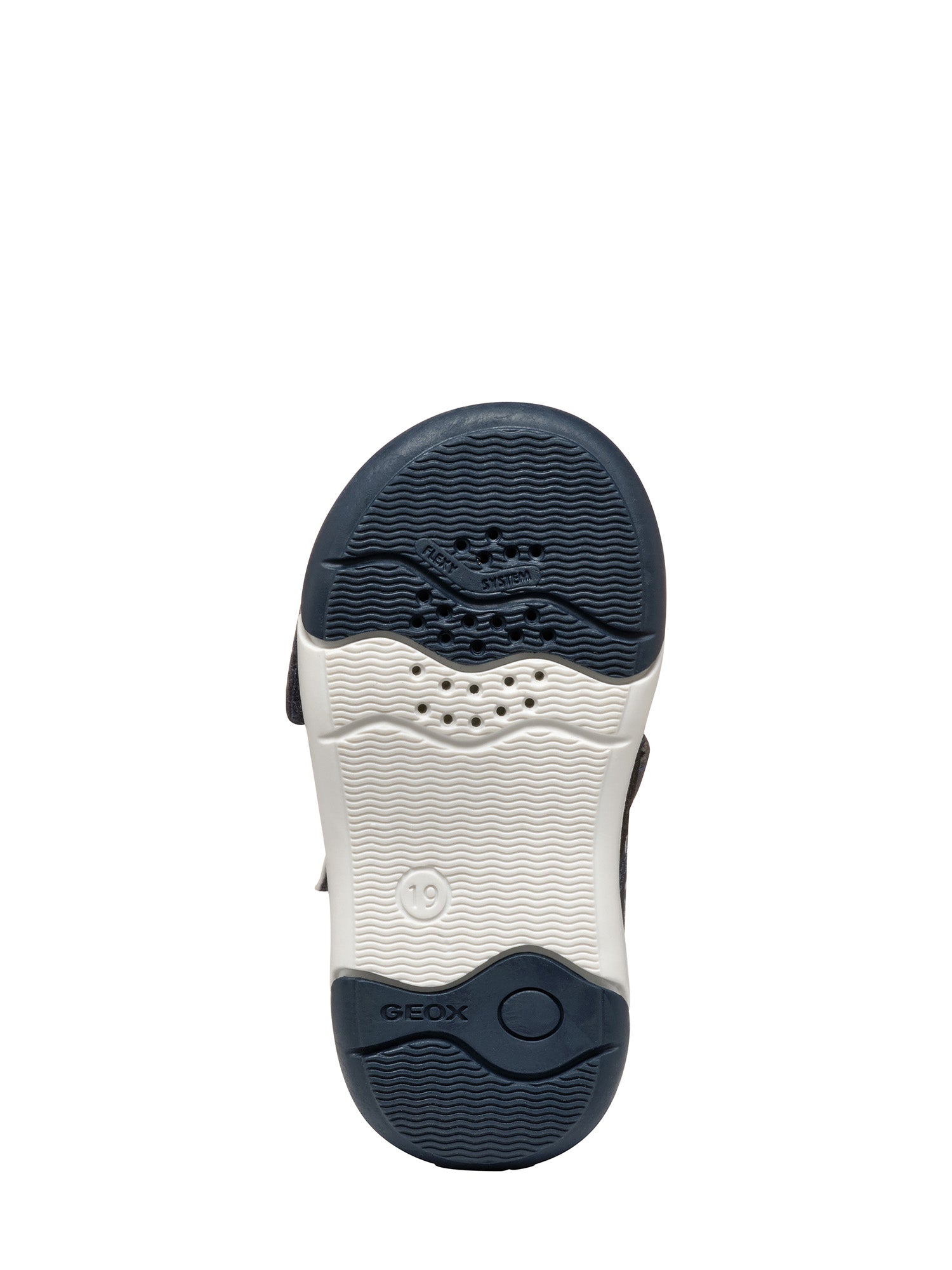 Sandali con strappi Blu Geox