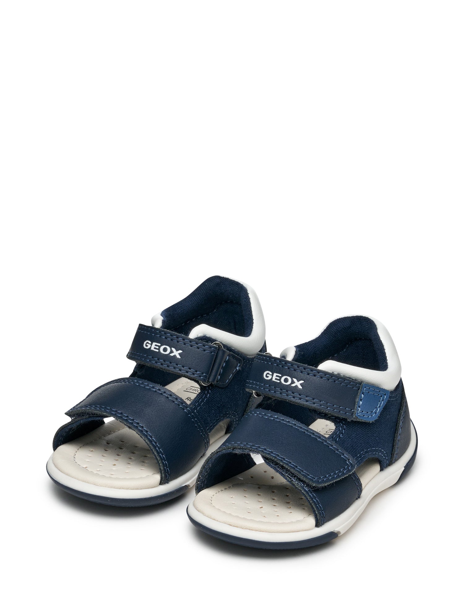 Sandali con strappi Blu Geox