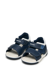 Sandali con strappi Blu Geox