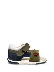 Sandali con strappi Blu Geox