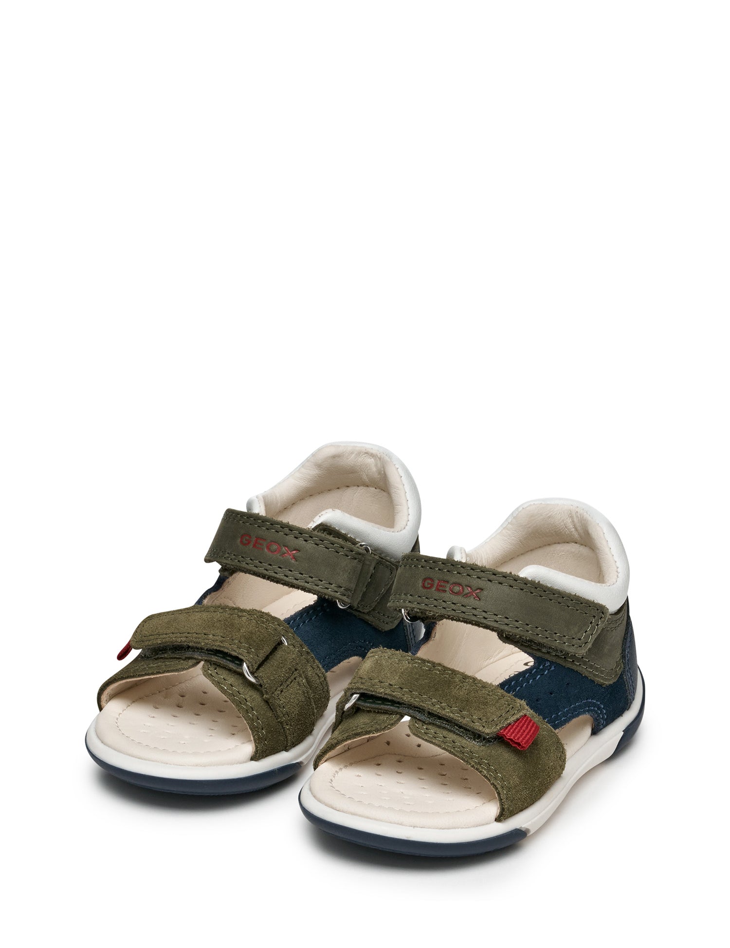 Sandali con strappi Blu Geox