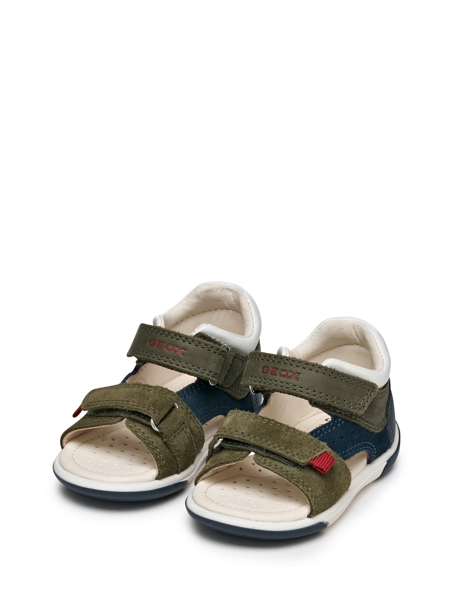 Sandali con strappi Blu Geox