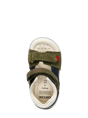 Sandali con strappi Blu Geox