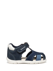 Sandali con strappi Blu Geox