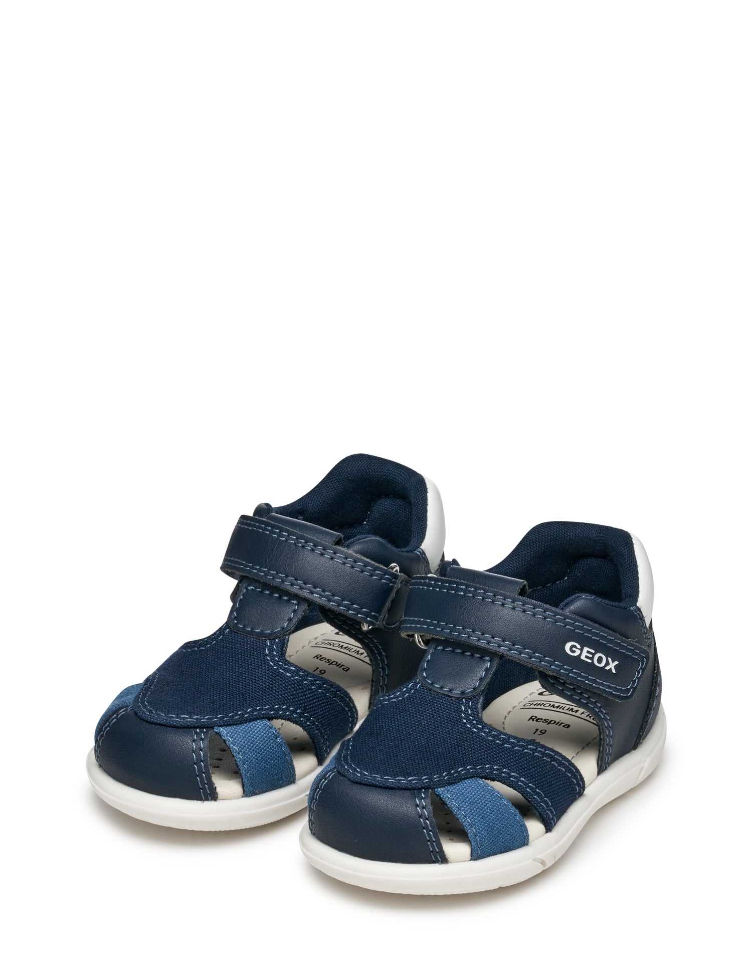 Sandali con strappi Blu Geox