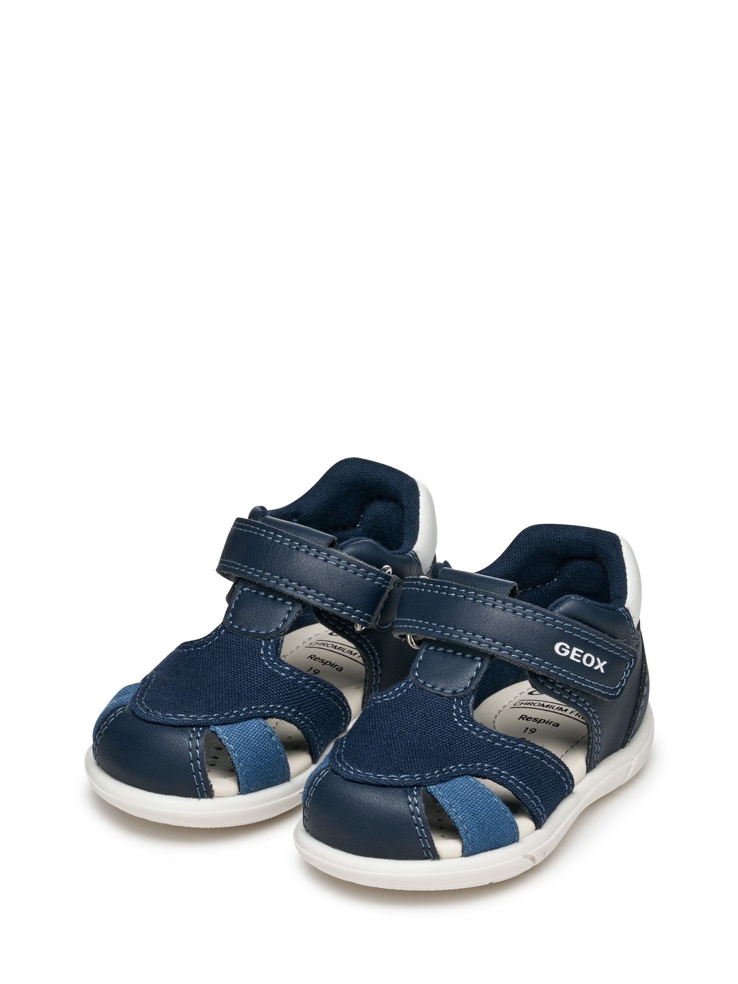 Sandali con strappi Blu Geox