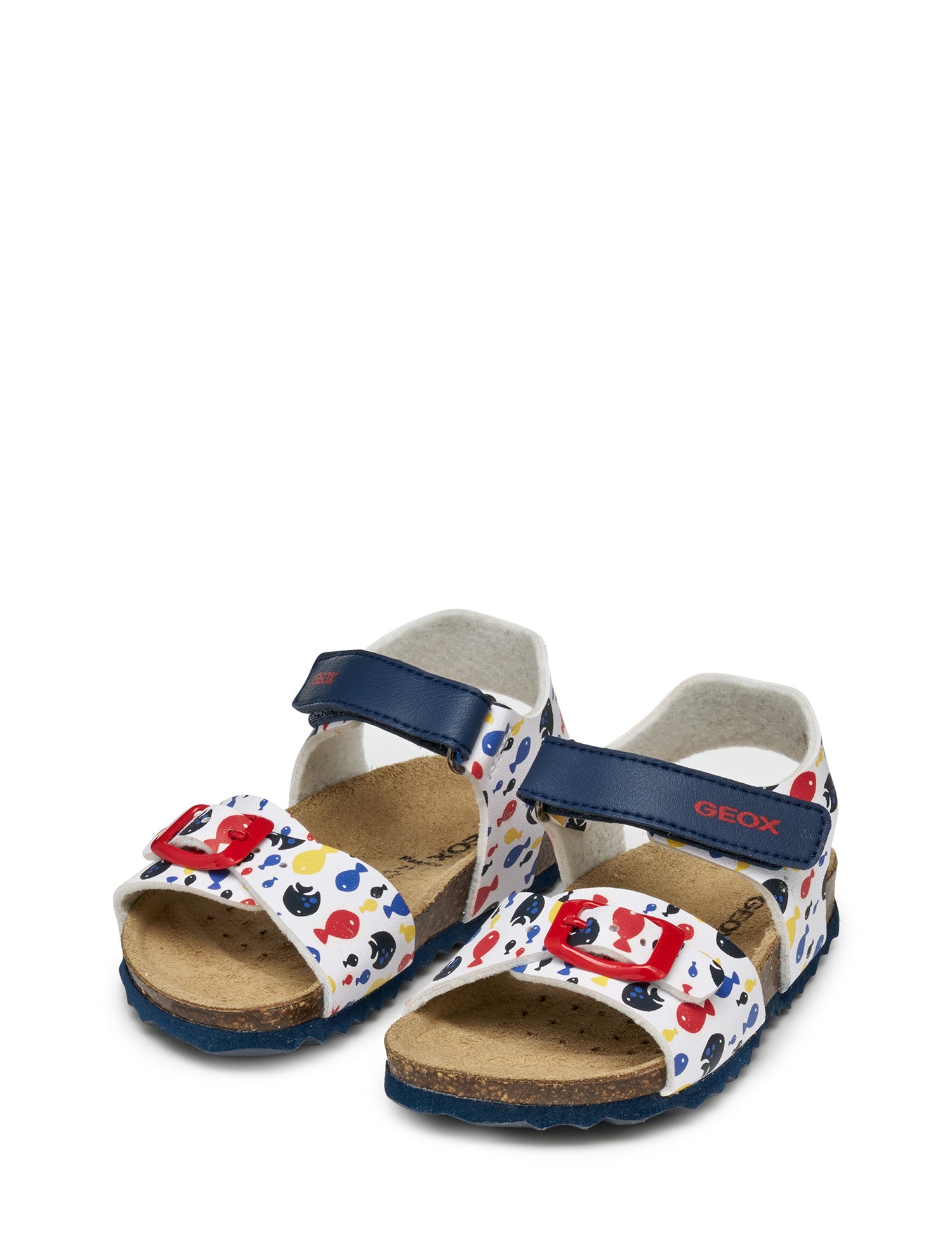 Sandali con strappi Bianco Geox