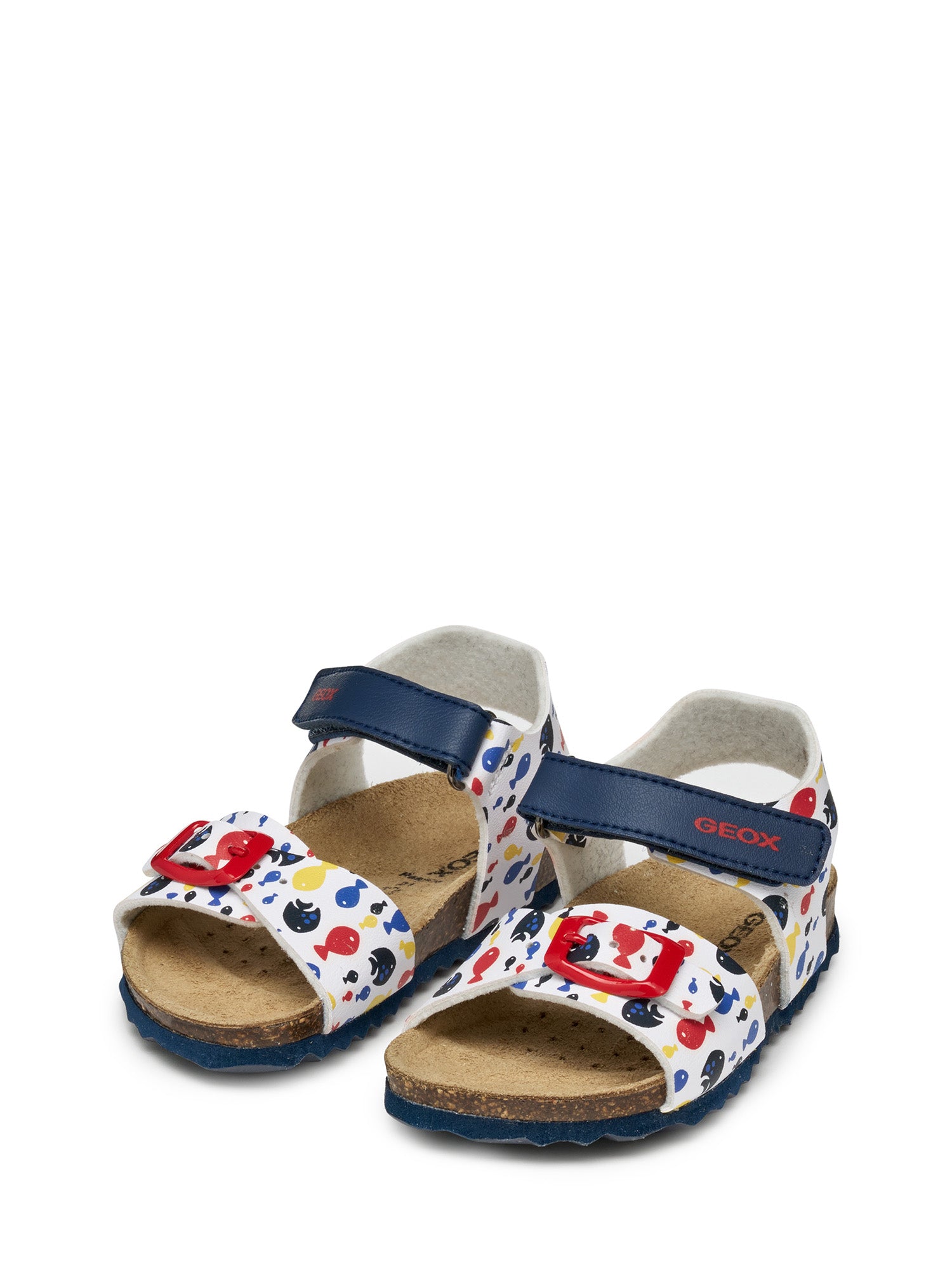 Sandali con strappi Bianco Geox