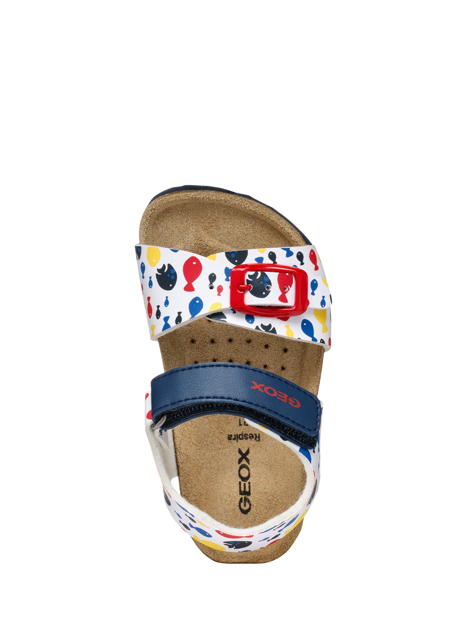 Sandali con strappi Bianco Geox