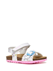 Sandali con strappi Bianco Geox