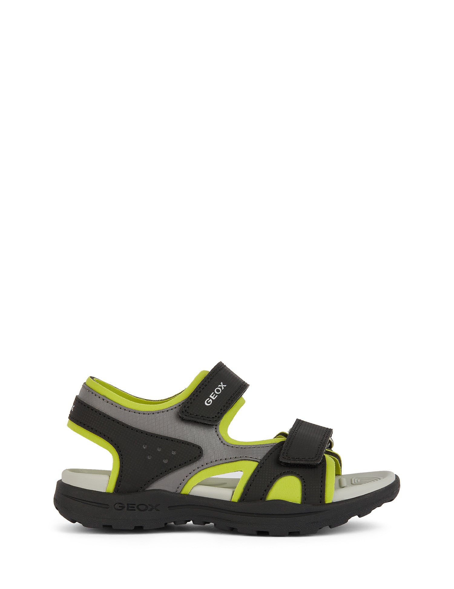 Sandali con strappi Nero Geox