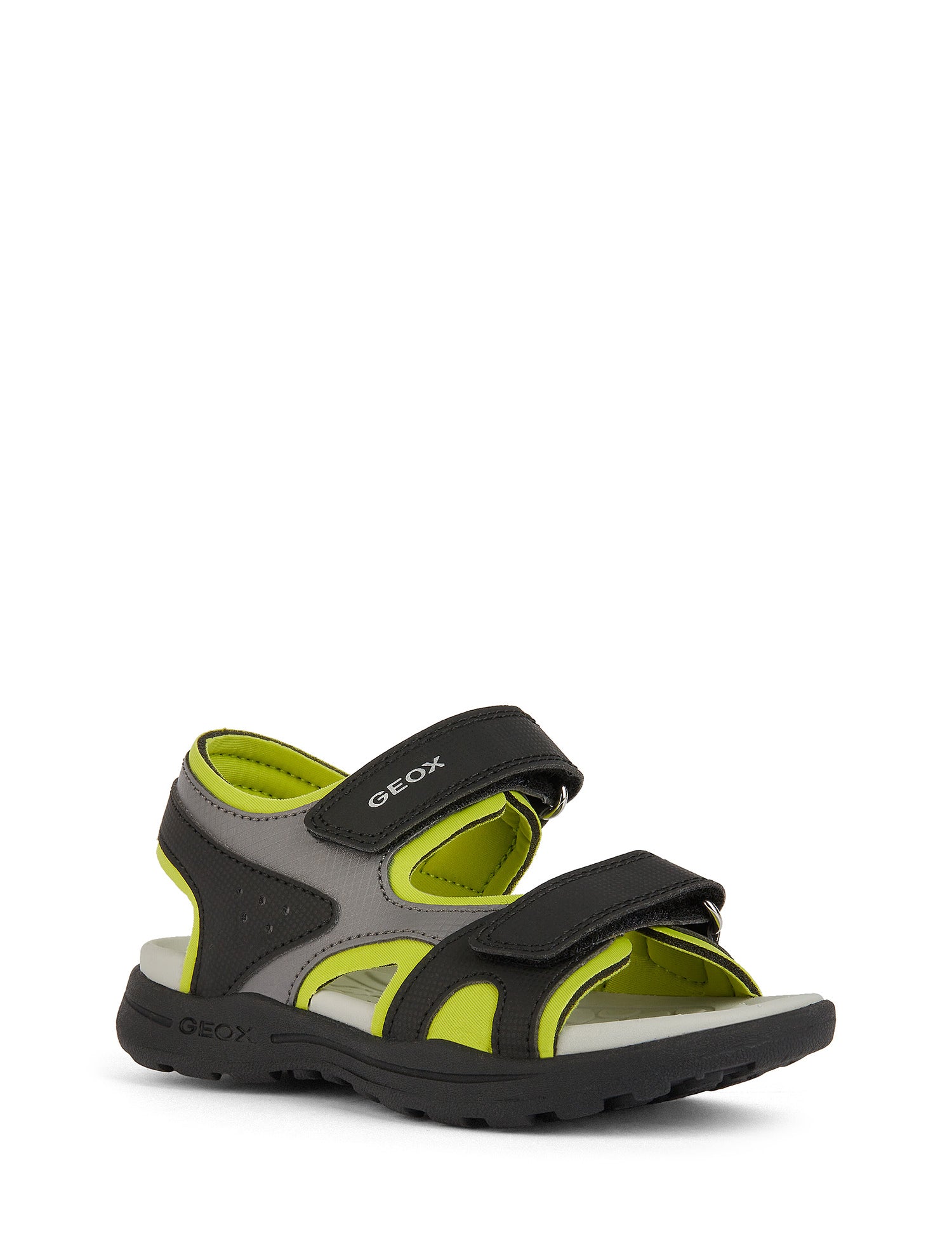 Sandali con strappi Nero Geox