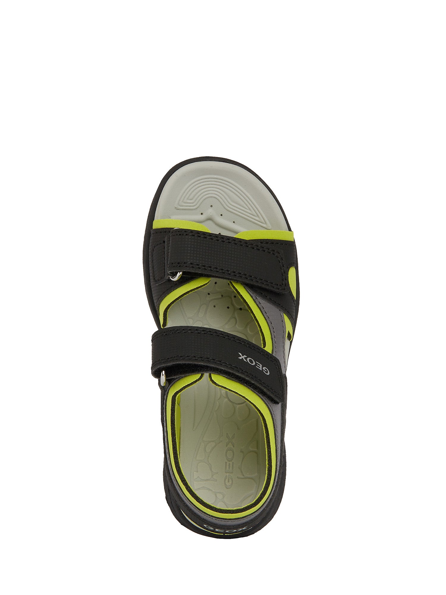 Sandali con strappi Nero Geox