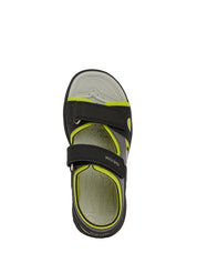 Sandali con strappi Nero Geox