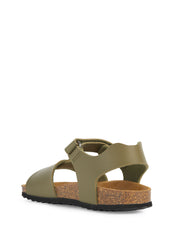 Sandali con strappi Verde Geox