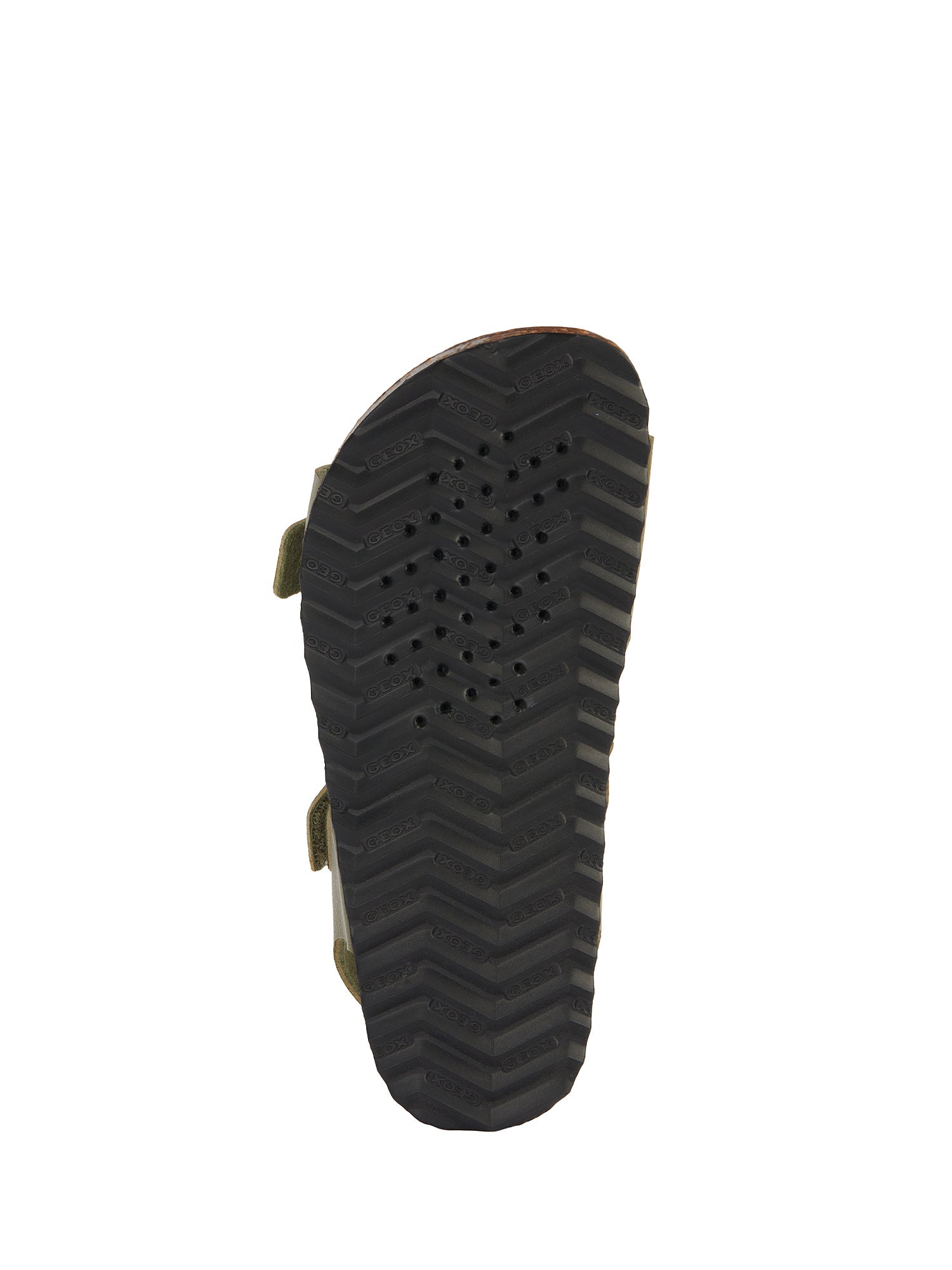 Sandali con strappi Verde Geox