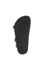 Sandali con strappi Verde Geox