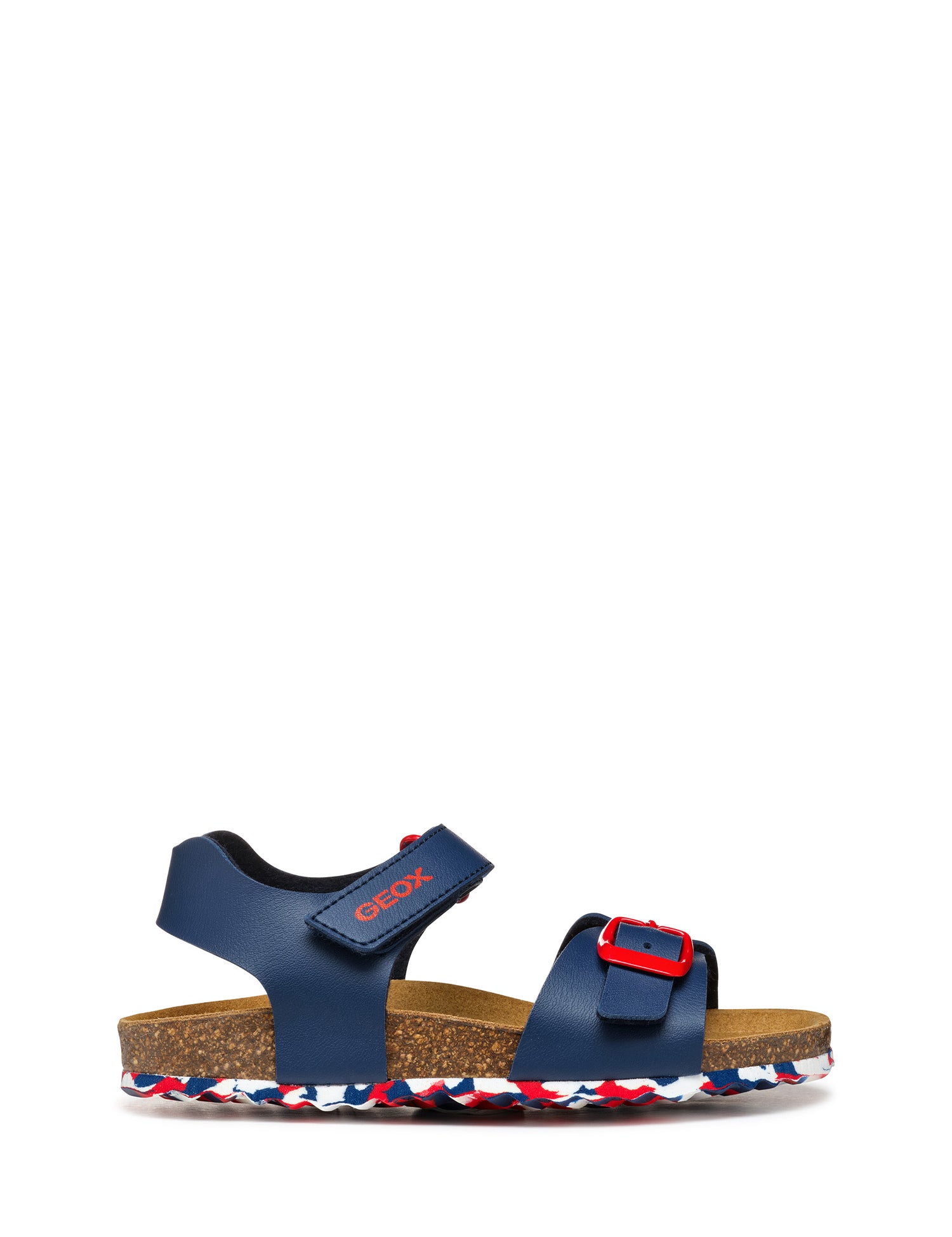 Sandali con strappi Blu Geox