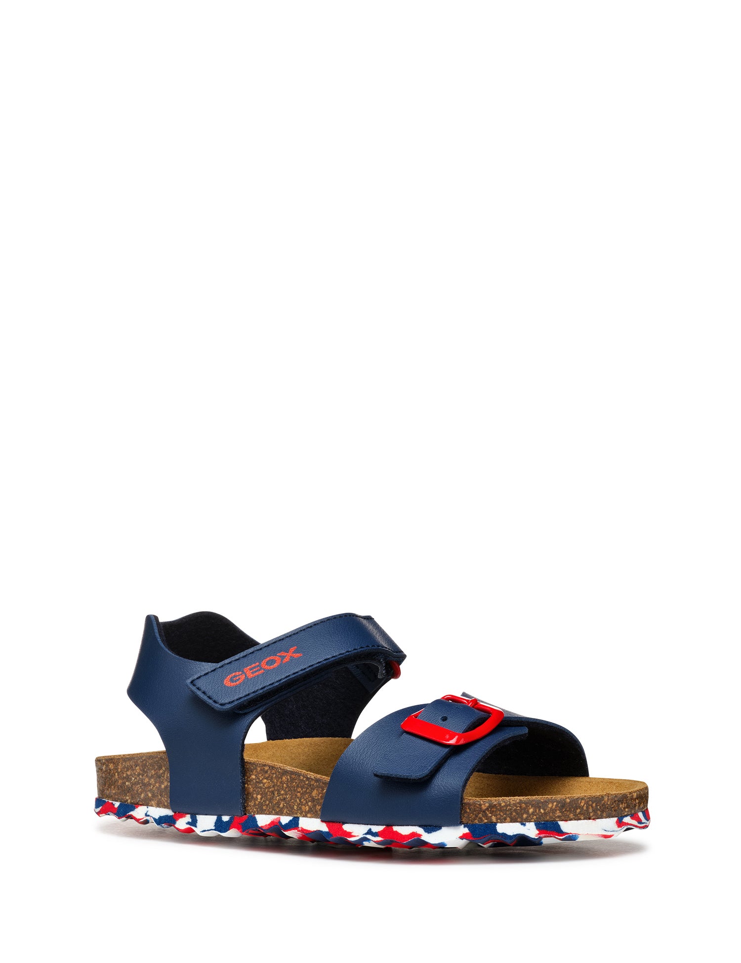 Sandali con strappi Blu Geox