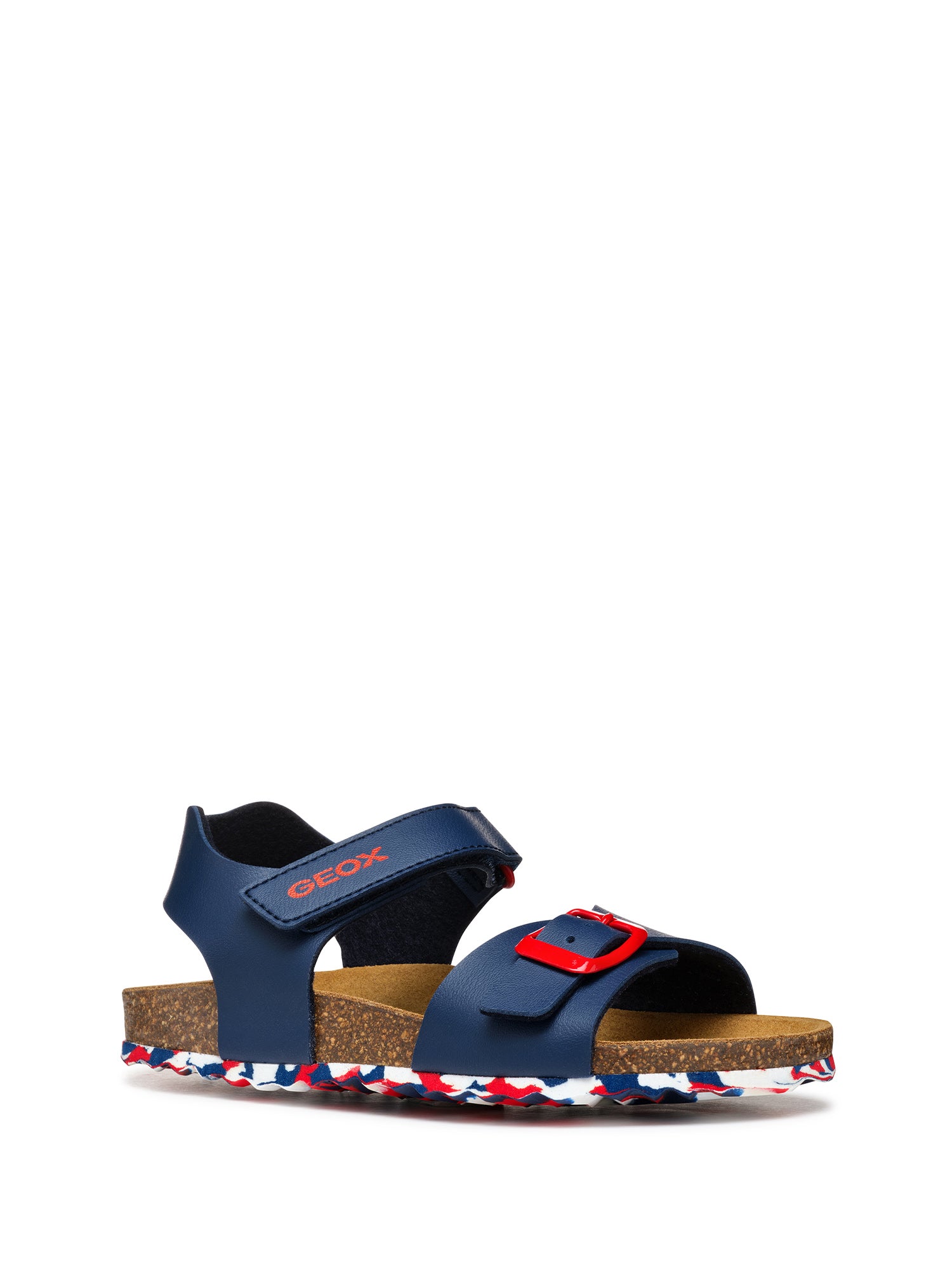 Sandali con strappi Blu Geox