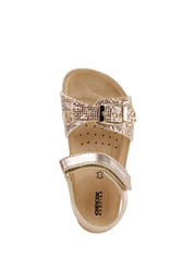 Sandali con strappi Dorato Geox