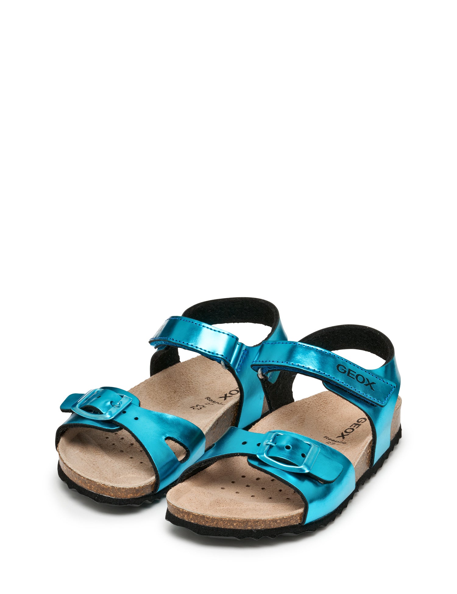 Sandali con strappi Blu Geox