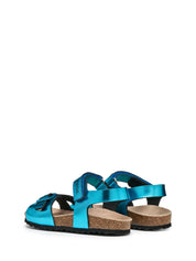 Sandali con strappi Blu Geox