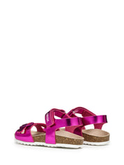 Sandali con strappi Fucsia Geox