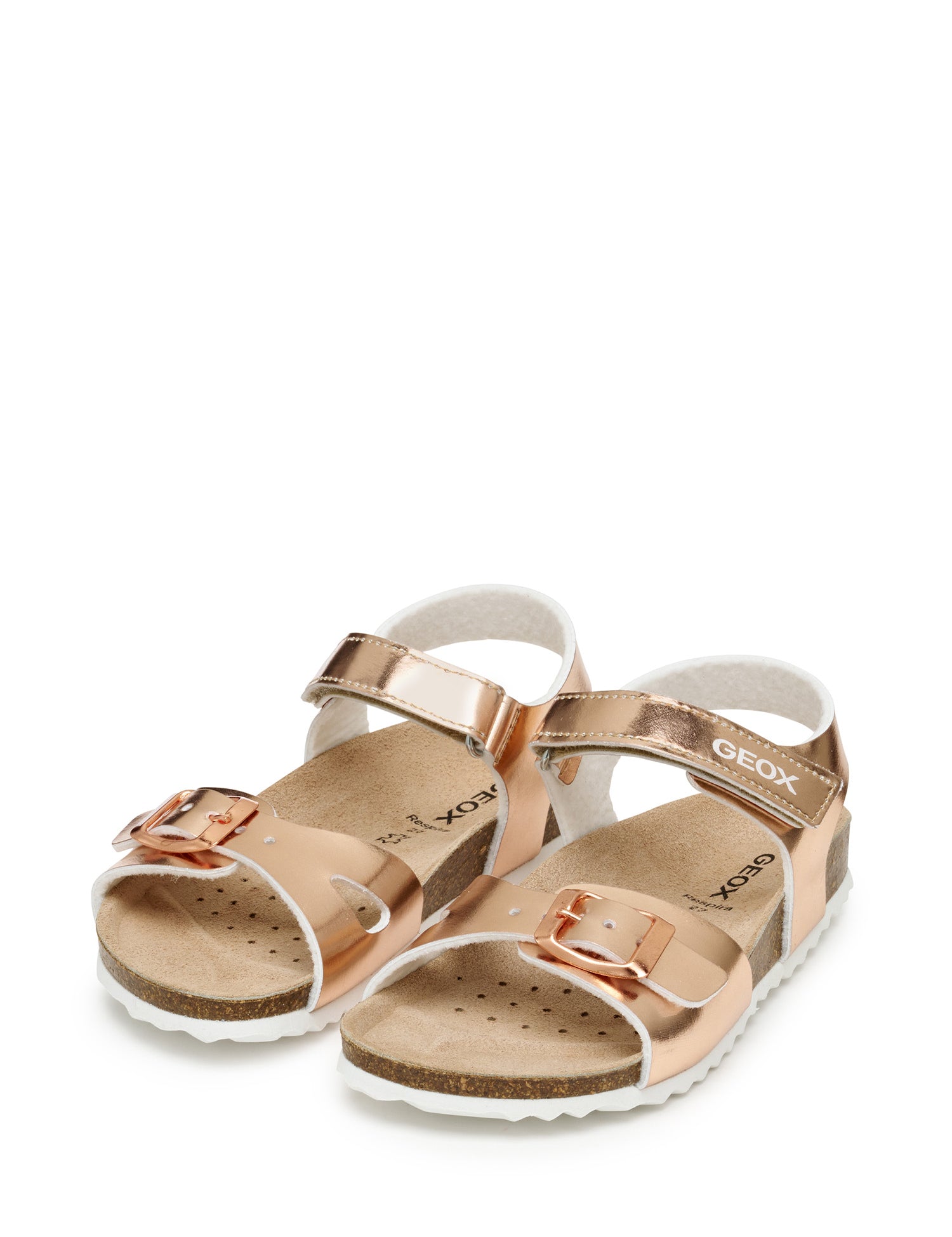 Sandali con strappi Dorato Geox