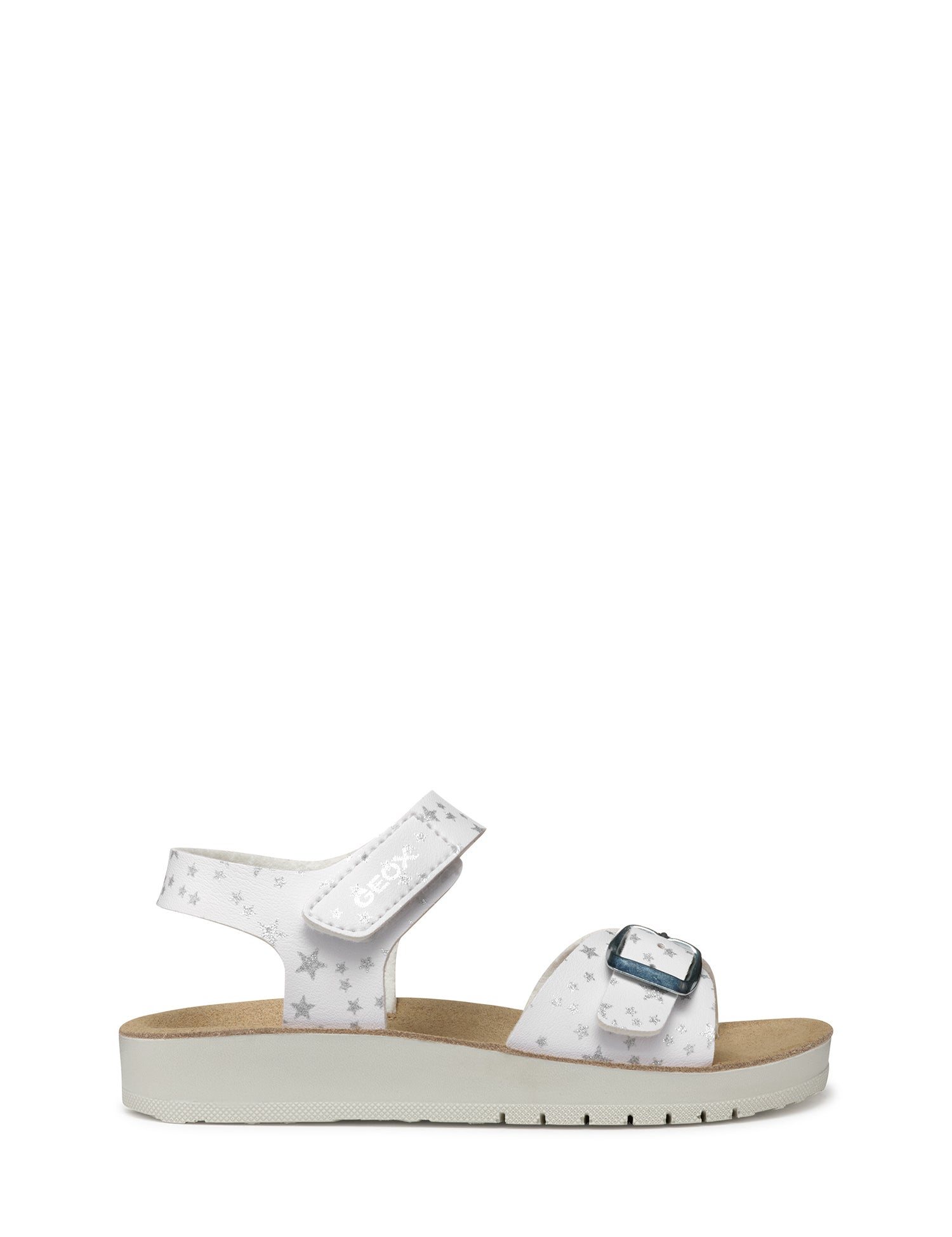 Sandali con strappi Bianco Geox