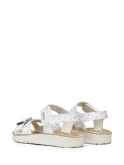 Sandali con strappi Bianco Geox