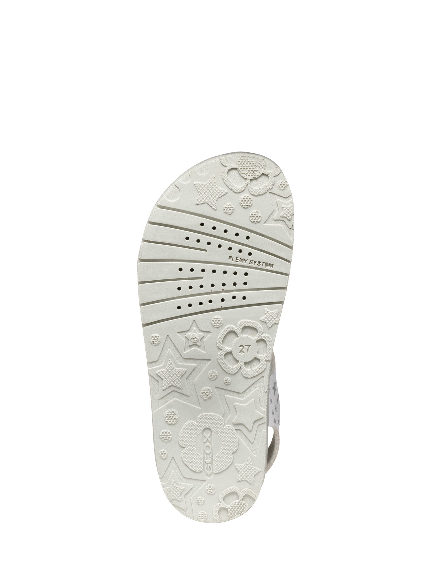 Sandali con strappi Bianco Geox