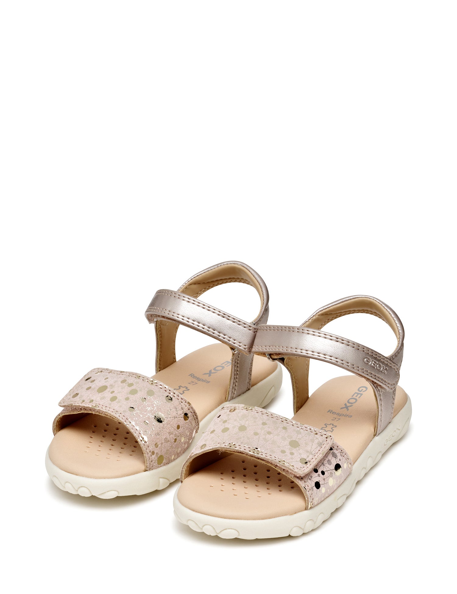 Sandali con strappi Beige Geox