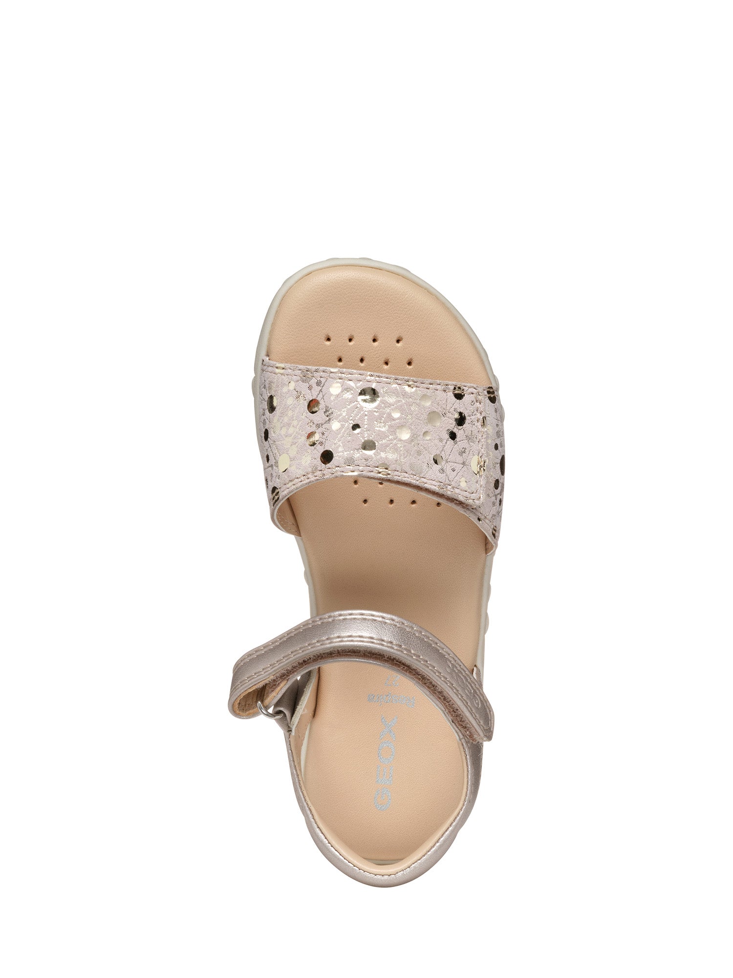 Sandali con strappi Beige Geox