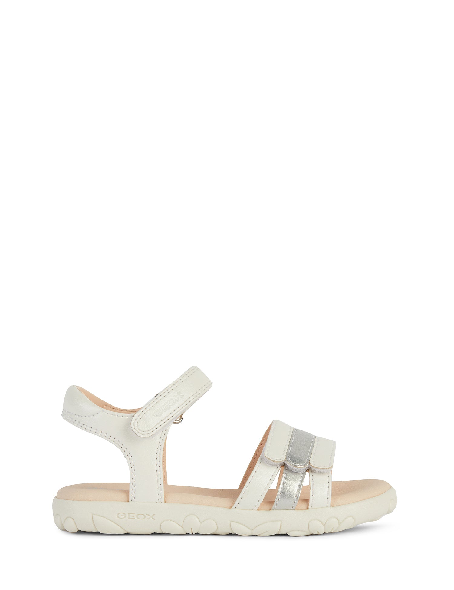 Sandali con strappi Bianco Geox