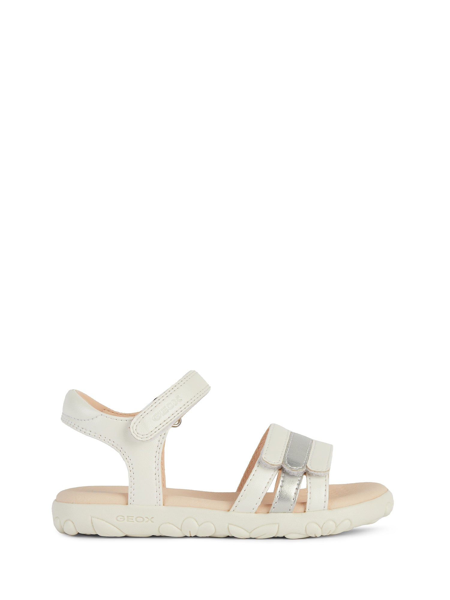 Sandali con strappi Bianco Geox