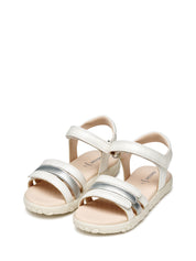 Sandali con strappi Bianco Geox